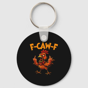 Llavero Domador de gallos divertidos F Caw F gallo pájaro
