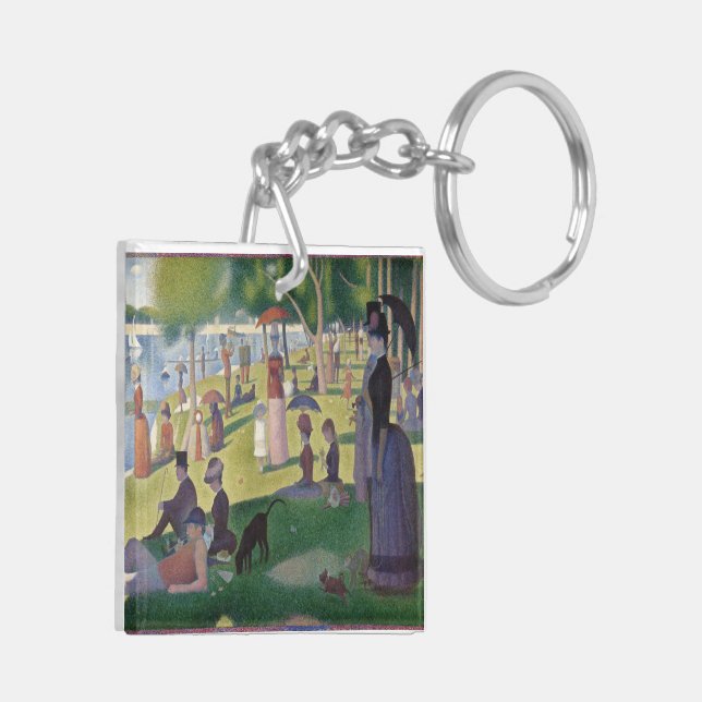 Llavero Domingo en La Grande Jatte por Georges Seurat (Izquierda Bajo)