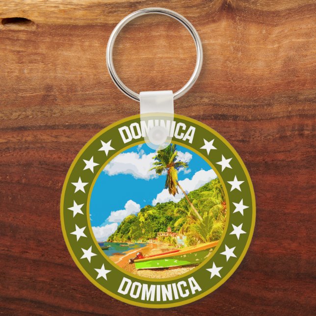 Llavero Dominica (Anverso)