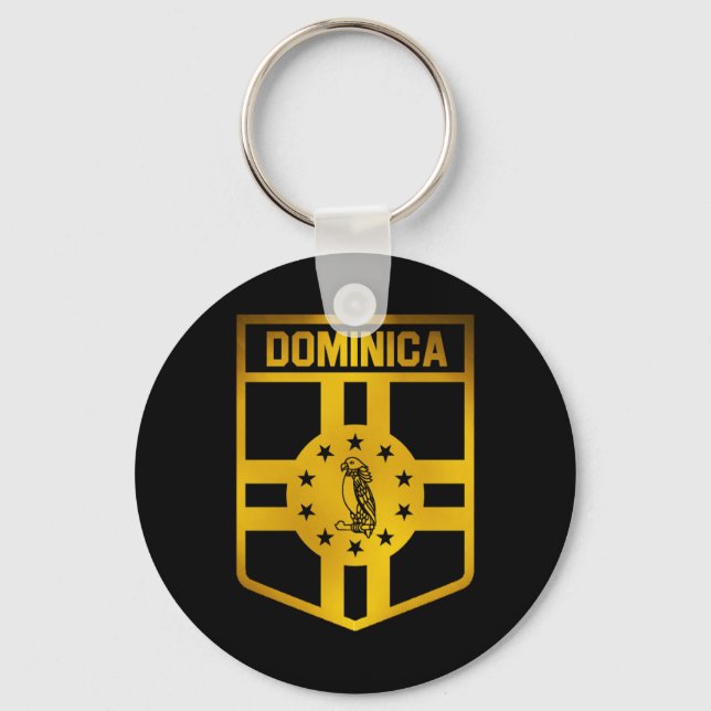 Llavero Dominica Emblem (Anverso)