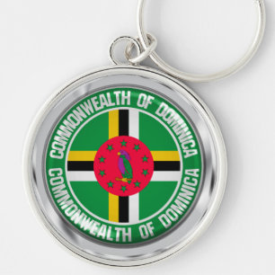 Llavero Dominica Round Emblem