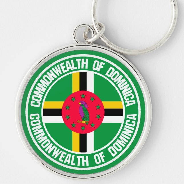 Llavero Dominica Round Emblem (Frente)