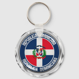 Llavero Dominican Republic Round Emblem
