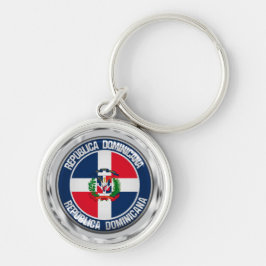 Llavero Dominican Republic Round Emblem