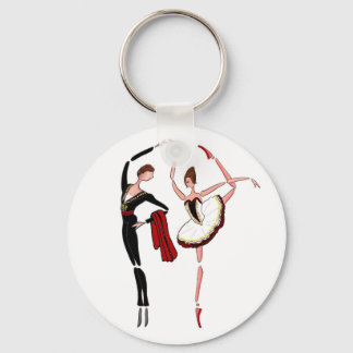 LLAVERO DON QUIJOTE BALLET DANCERS. CADENA DE CLAVES DE BA