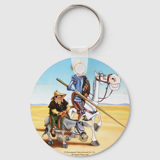 Llavero DON QUIJOTE Y SANCHO KEYCHAIN IV. Centenario (Anverso)
