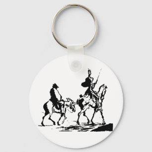 Llavero Don Quijote y Sancho Panza