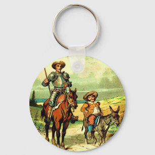 Llavero Don Quijote y Sancho Panza
