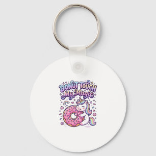 Llavero Dona Unicornio Toca Mi Regalo Mágico Idea Pegatina