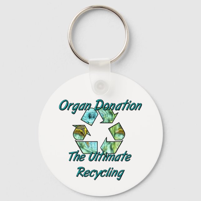Llavero Donación de órganos y el reciclaje definitivo (Anverso)