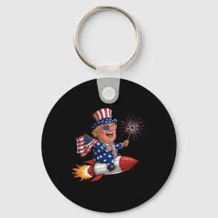 Llavero Donald Trump 2024 Feliz 4 de julio a Trump