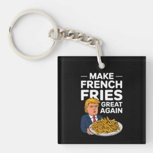 Llavero Donald Trump 2024 Haz que la papa frita sea genial