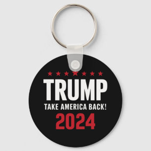 Llavero Donald Trump 2024 Recuperar América Elección