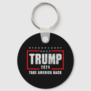 Llavero Donald Trump 2024 Recuperar América Elección