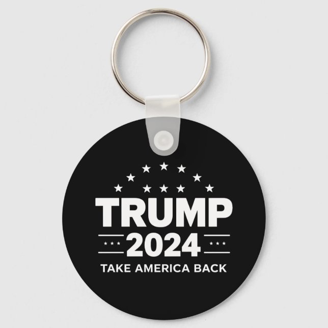 Llavero Donald Trump 2024 retrotrae a Estados Unidos a las (Anverso)