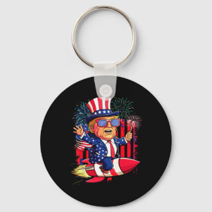 Llavero Donald Trump 2025 Feliz 4 de julio a Trump