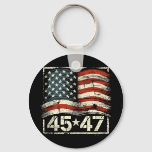 Llavero Donald Trump 45 47 Inauguración de presidente 2025