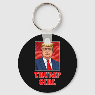 Llavero Donald Trump Chica divertida gran presidente estad