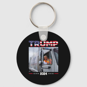 Llavero Donald Trump conduce camión Garge - Garge Camión T