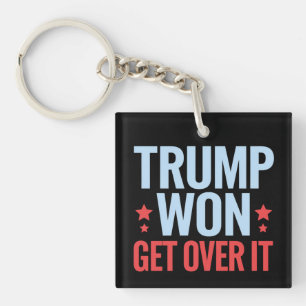 Llavero Donald Trump Ganó Acéptalo 2024 Trump Ganó 