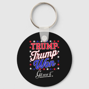 Llavero Donald Trump Ganó Acéptalo 2024 Trump Ganó Elecció