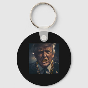 Llavero Donald Trump Gold Grillz