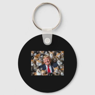 Llavero Donald Trump Hace que los Gatos sean Seguros de Nu