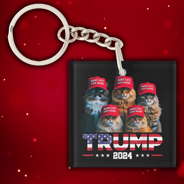 Llavero Donald Trump hace que los gatos vuelvan a estar se (Subido por el creador)