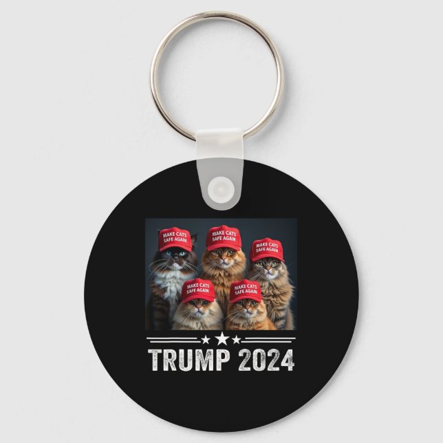 Llavero Donald Trump hace que los gatos vuelvan a estar se (Anverso)