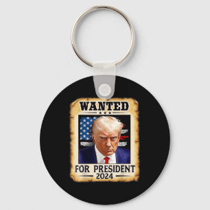 Llavero Donald Trump Mug Shot Se Quiere Para Los Ee.Uu. Pr