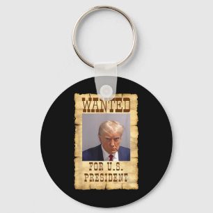 Llavero Donald Trump Mug Shot Se Quiere Para Los Ee.Uu. Pr