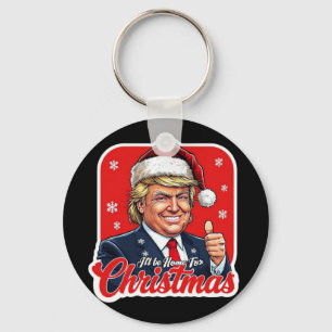 Llavero Donald Trump Navidades Santa Claus Art