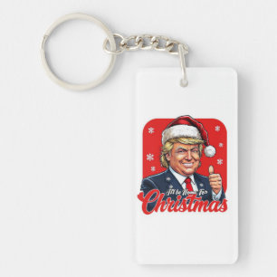 Llavero Donald Trump Navidades Santa Claus Art