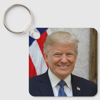 Llavero Donald Trump Presidente de la Casa Blanca retrata 