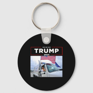 Llavero Donald Trump viaja en basura camiseta
