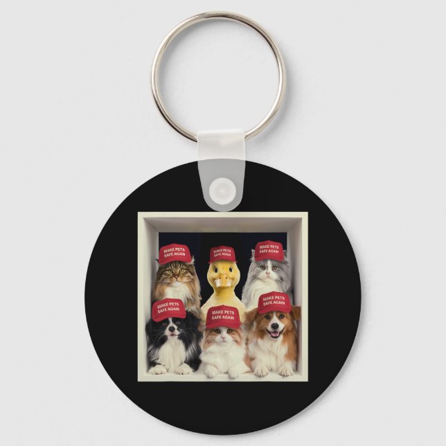 Llavero Donald Trump vuelve a poner a los Mascotas a salvo (Anverso)