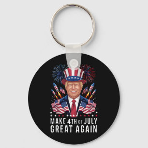 Llavero Donald Trump Vuelve Genial el 4 de Julio