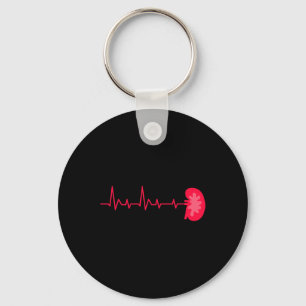 Llavero Donante - Ekg Heartbeat Enfermedad Renal Sensibili