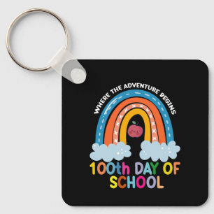 Llavero Donde comienza la aventura 100 días más inteligent