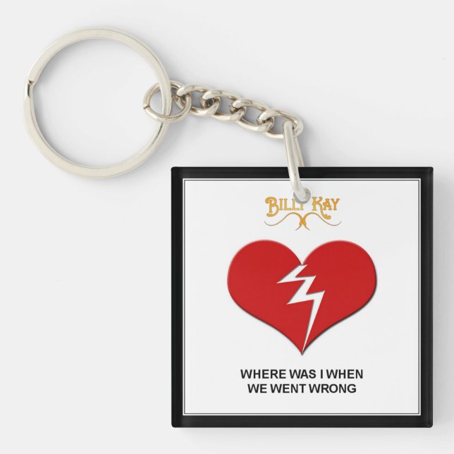 Llavero ¿Dónde estaba el estilo A de las cadenas de discos (Frente)