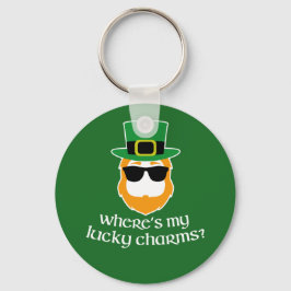 Llavero ¿Dónde están mis encantos? St Patrick Day Leprecha