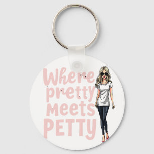 Llavero Donde los Bonitos se encuentran con Petty - Gracio