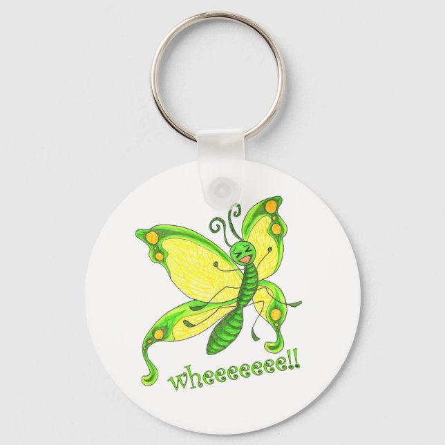Llavero ¡Donde sea! ¡Soy mariposa! (Anverso)
