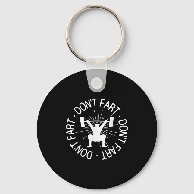 Llavero Dont Far Funny Fitness Gym Gift  (Anverso)