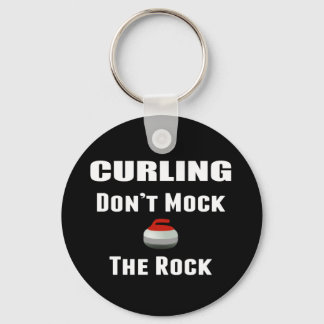 Llavero Don't Mock The Rock Curling Keychain