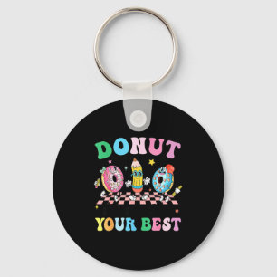 Llavero Donut genial estrés haz tu prueba día maestros niñ