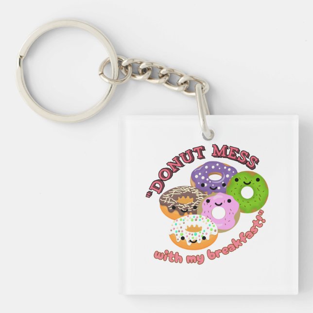 LLAVERO DONUT MESSWITH MI DESAYUNO (Frente)