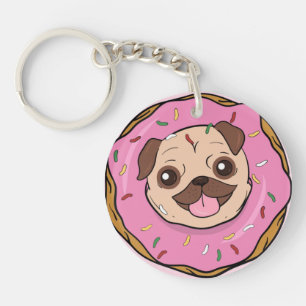 Llavero Donut Pug