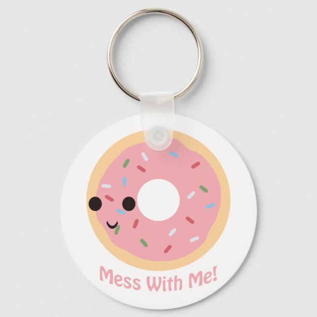 Llavero "Donut" se mete conmigo (Anverso)