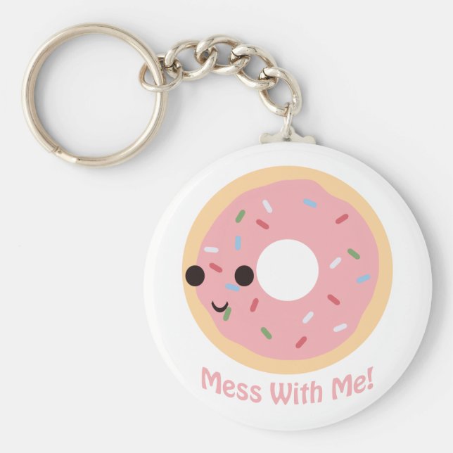 Llavero "Donut" se mete conmigo (Frente)